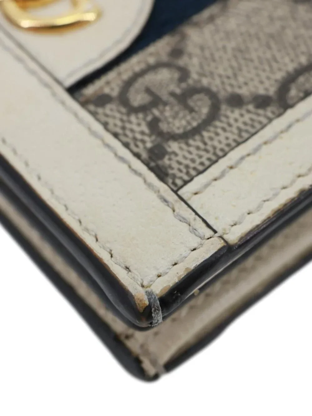 Gucci  Ophidia GG Supreme Canvas Card Case Wallet Beige 523155 - Picture 10 of 15